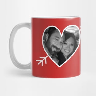 Monica and Nate Stag Party Shirt Mug